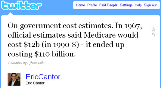 Cantor Tweet