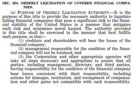 Dodd-Frank Bill