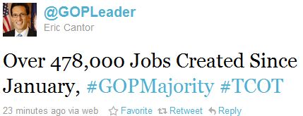 Cantor jobs tweet